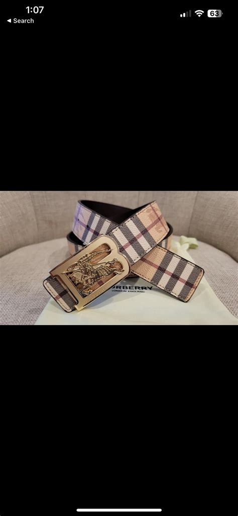 burberry belt legit check|Burberry belt identification.